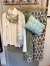 Mulberry Mint Puffa Bag