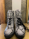 Kurt Geiger Stoop snake print boots size 4