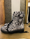 Kurt Geiger Stoop snake print boots size 4