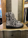 Kurt Geiger Stoop snake print boots size 4