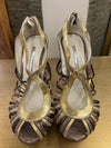 Strutt Couture gold sandals size 40
