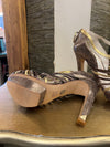 Strutt Couture gold sandals size 40