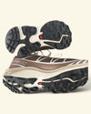 Solomon khaki trainers size 4