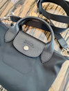 Longchamp Paris black mini Le Pliage