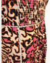 Me + Em Black & Pink Fine Cotton Dress | Size 10