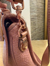 Mulberry pink gorgeous grained leather satchel