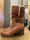 Dune tan boots size 6