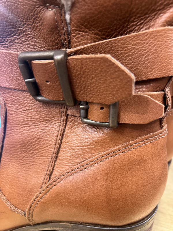 Dune tan boots size 6