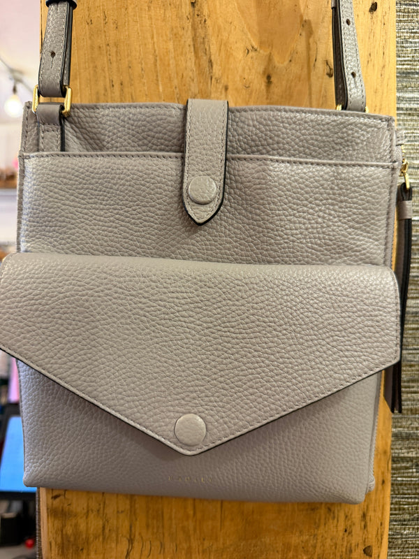 Radley grey pebble across bag
