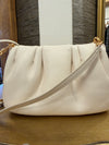 Kate Spade white cloud leather handbag with chain attachment