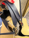 Wandler Navy smooth leather handbag