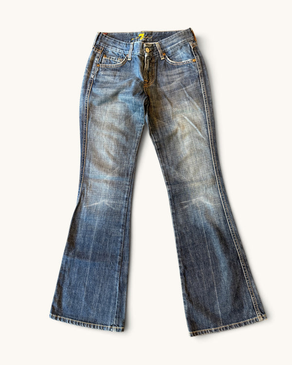 7 for all mankind 90s flare jeans size 26
