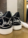 Louboutin black and white trainers 38.5