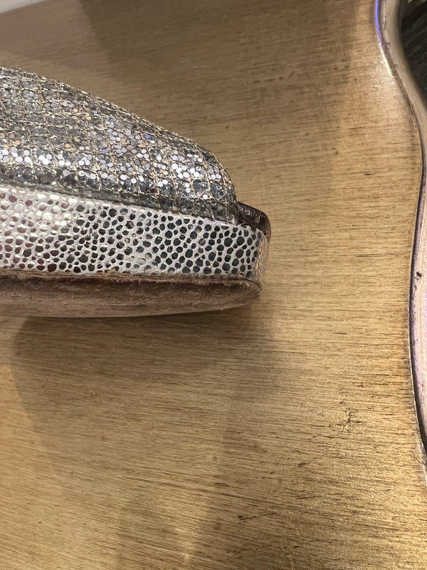 Jimmy Choo gold heels size 40