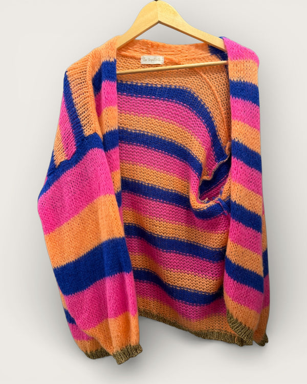 Les impatientes colourful cardigan 0/S cardigan