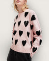 All saints Amora heart jumper xs