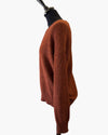 Etro rust sparkly knit Size small
