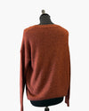 Etro rust sparkly knit Size small