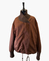 Zara brown bomber jacket Size small