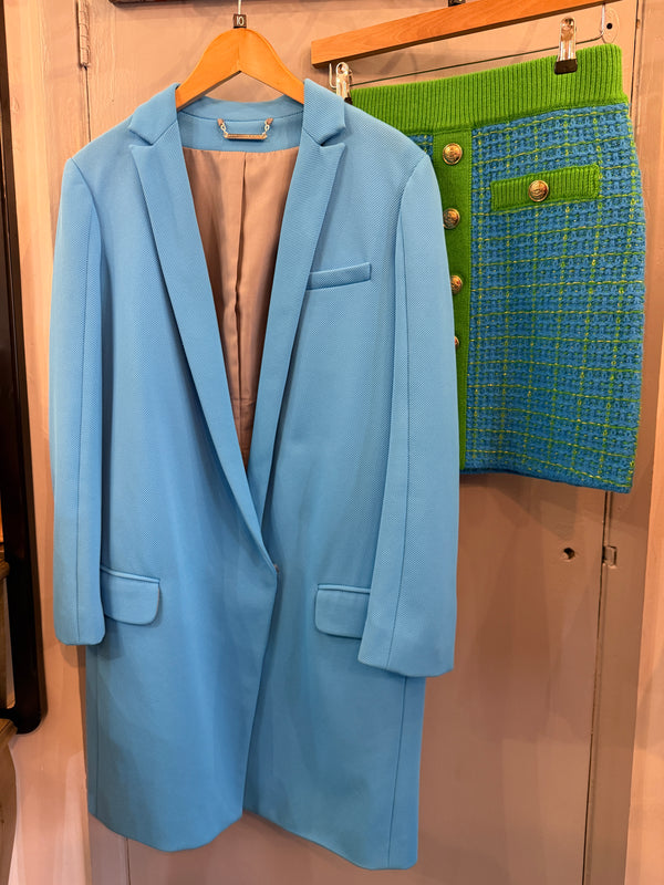 YAS green/blue knitted skirt size small