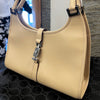 Gucci vintage beige leather handbag