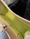 Gucci vintage beige leather handbag