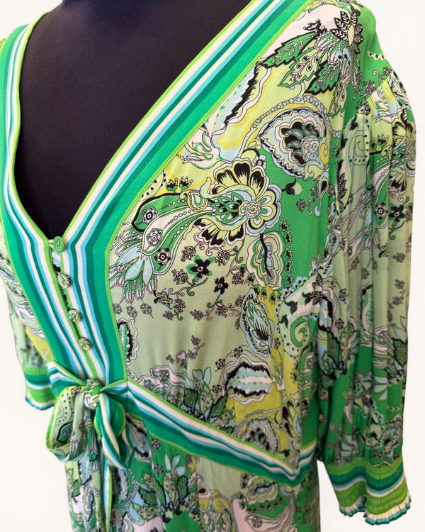 Halebob green dress Size Large