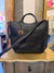 Furla black Steffano leather tote handbag