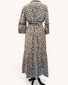 Wyse London taupe/grey animal dress Size 12