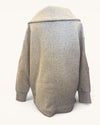 Sweaty Betty Grey 3/4 Zip Sweatshirt Size Medium