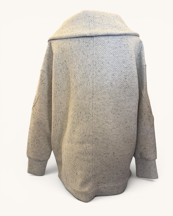 Sweaty Betty Grey 3/4 Zip Sweatshirt Size Medium