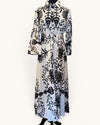 Zara black and white shirt dress size small