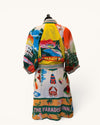 Joiemont multi coloured short dress Size small