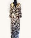 Briefly leopard satin dress size 2 (10)