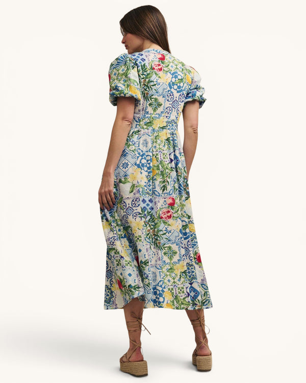Nobody’s Child Faro Tile fruit dress size 12
