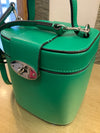 Mulberry lawn green vanity handbag