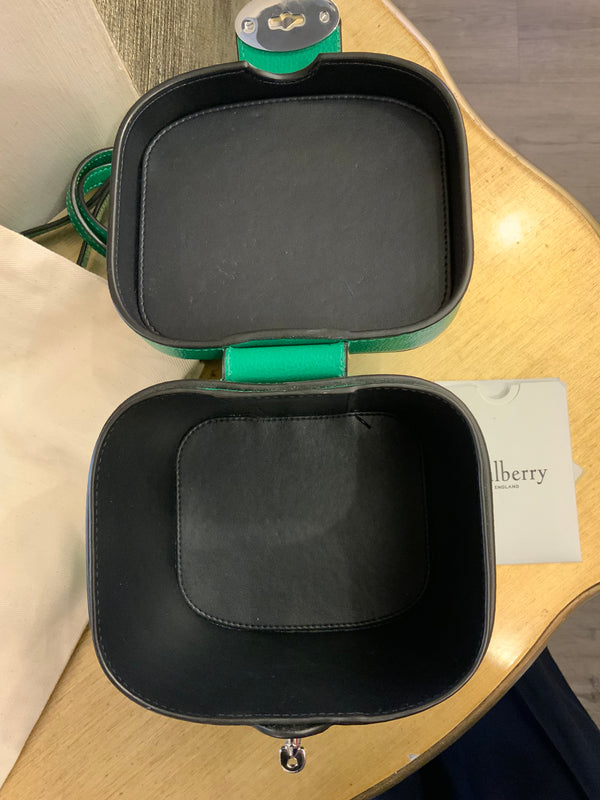 Mulberry lawn green vanity handbag