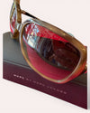 Marc Jacobs Retro Tortoiseshell Sunglasses with Green Arms
