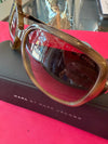 Marc Jacobs Retro Tortoiseshell Sunglasses with Green Arms