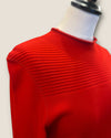 Marccain red knitted dress size 12