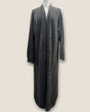 Massimo Dutti dark Grey Coatigan Size M/L