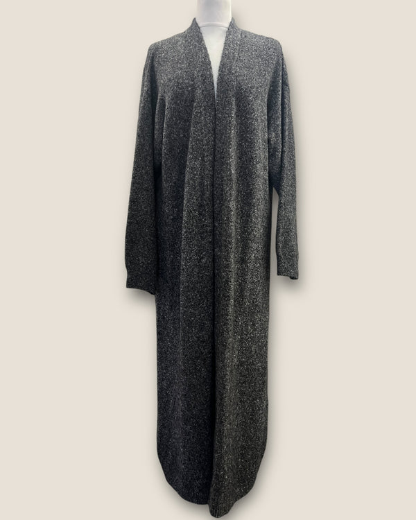 Massimo Dutti dark Grey Coatigan Size M/L