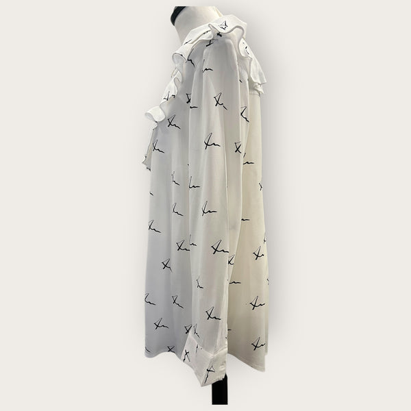 Mint Velvet White shirt size 10