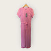 Oliver Bonas Pink Jumpsuit Size 8