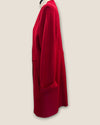 John Lewis red Coatigan size Large