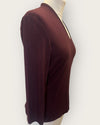Hobbs berry jersey 3/4 sleeve top Size Small