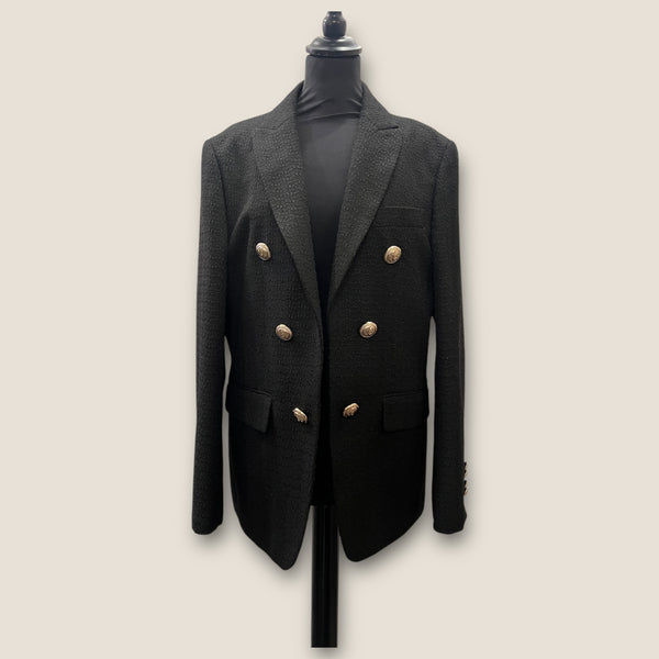 Balmain black blazer size 52 Mens