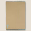 Tiffany Colour Block Blanket in Tiffany Blue and Camel