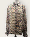 Luna llena purple/pink multi blouse Size XL
