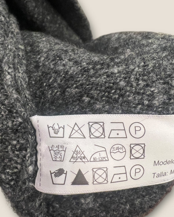 Massimo Dutti dark Grey Coatigan Size M/L